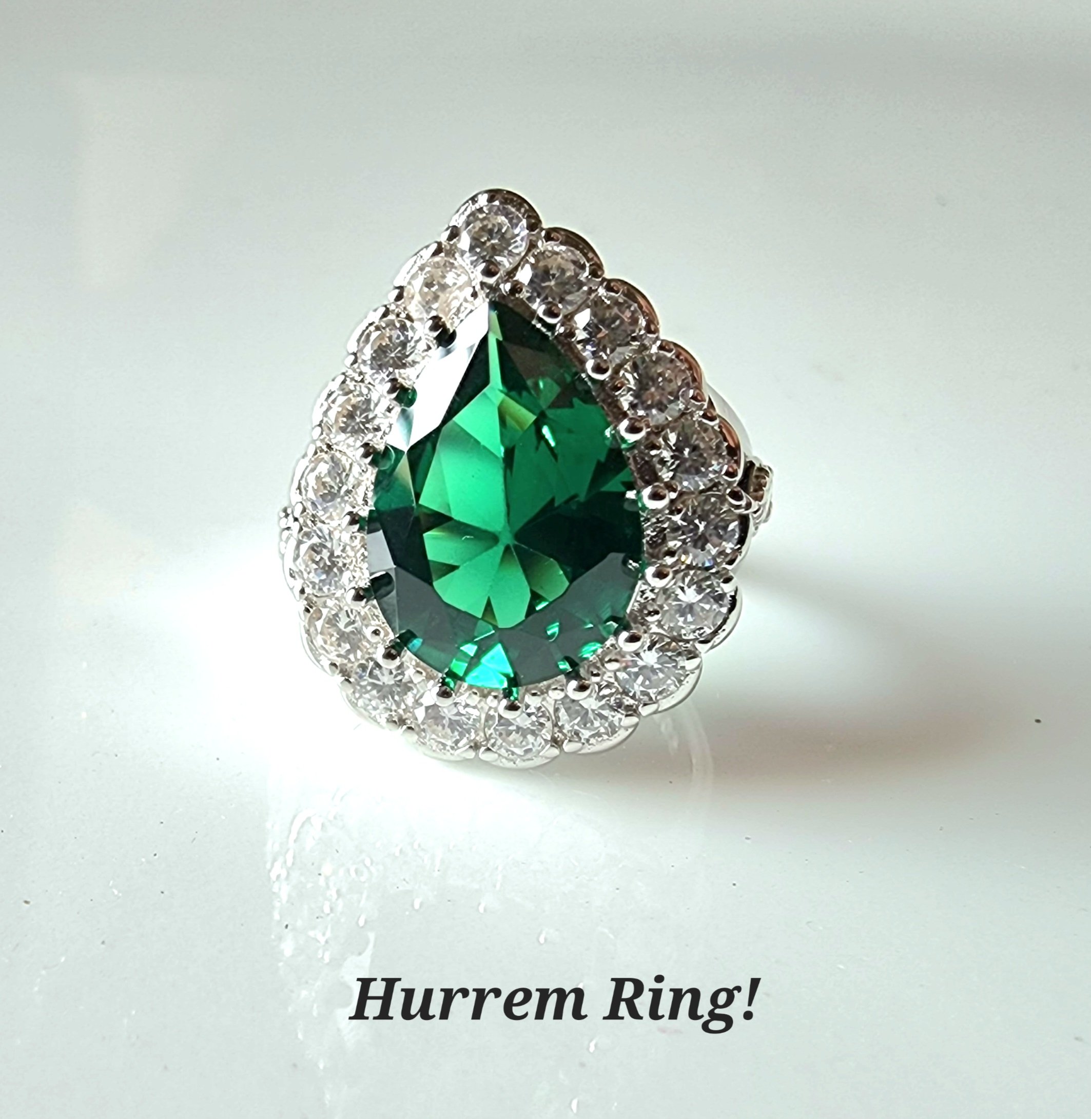 Hurrem Sultan / Kosem Sultan / Turkish Handcraft Jewelry / 925 Sterling  Silver Emerald Topaz Bracelet